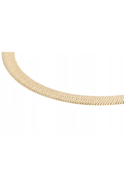 NO BRAND Brățară din argint placată cu aur 20cm 4,5mm