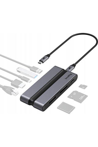 SmallRig 4663 - hub, stație de andocare 9-în-1, CFexpress tip A, USB-C