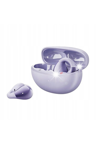 Qcyuui Qcy Crossky Clip T33 Căști wireless tip clemă Open-Ear Bt 5.4 Mov