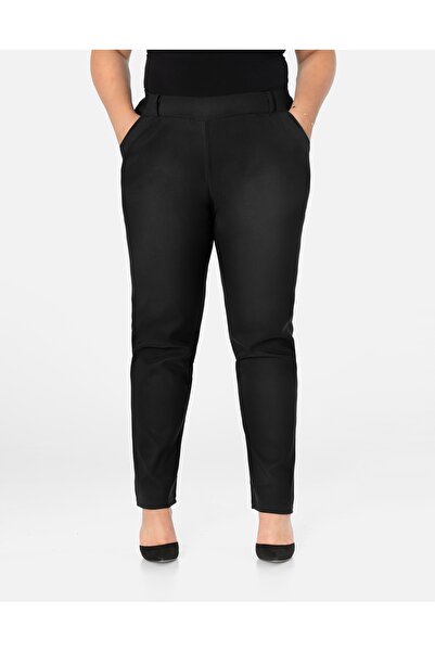 NO BRAND Pantaloni termici călduroși de damă, tip țigară, cu fleece de iarnă ...