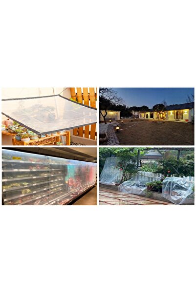 NO BRAND Prelată transparentă impermeabilă pentru grădină și terasă, 2x3m