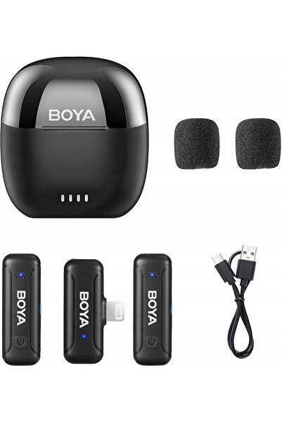 BOYA BY-WM3T-D2 microfon wireless de 2.4GHz pentru iPhone