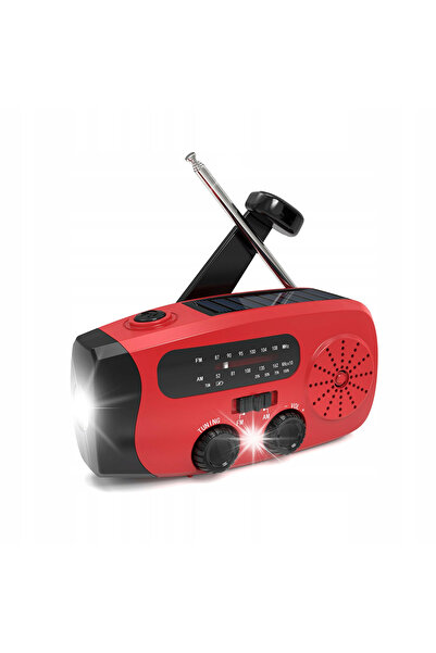 NO BRAND Lanternă solară sau cu manivelă, powerbank, lanternă de călătorie și...