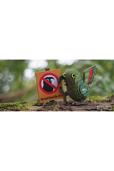 NO BRAND Puzzle 3D Papagal Kea Puzzle Spațial Eco
