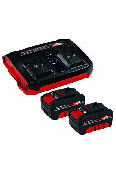 Einhell KIT DE LAUNȚIRE ACUMULATORI 2x4,0Ah + ÎNCĂRCĂTOR KIT TWINCHARGER