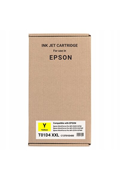 NO BRAND Cerneală nouă T01D4 XXL Galben pentru EPSON WorkForce Pro WF-C529R DTW