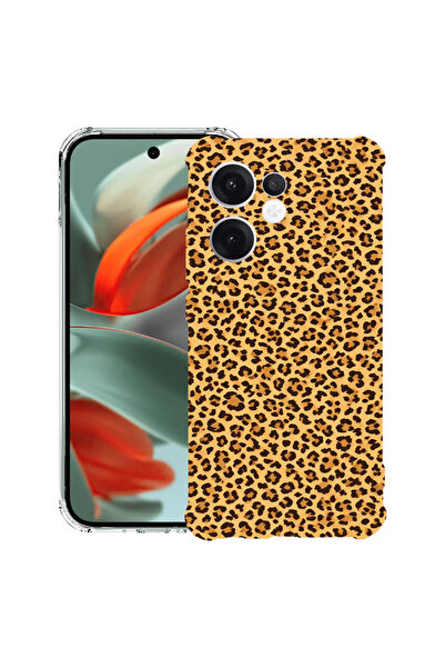 bestcase ®   Αντικραδασμική Θήκη Husa για OPPO Reno15F / FS, Με σχέδιο λεοπάρ...