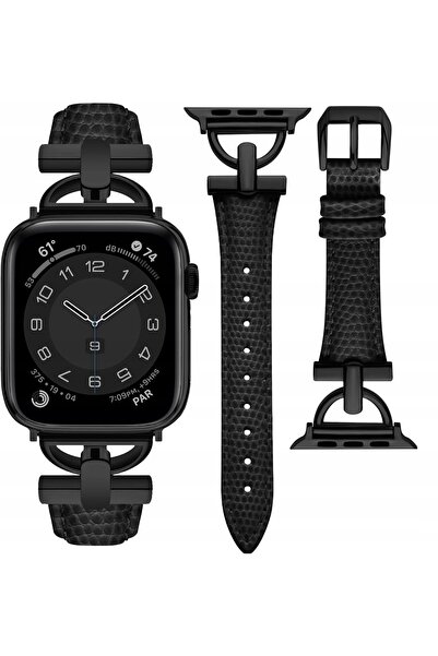 NO BRAND Curea din piele Wutwukk pentru Apple Watch SE 9 8 7 6 5 42 44 45 49m...
