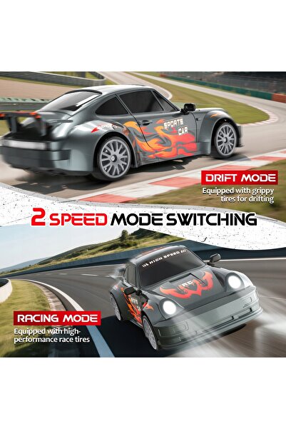 NO BRAND Mașină RC de drift pentru băieți 1:24 4X4 2.4Ghz cu LED-uri, cadou d...