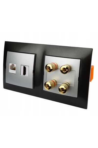 Kontakt-Simon Priză de perete HDMI RJ45, difuzor și sursă de alimentare