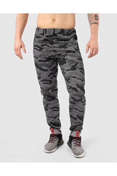 NO BRAND Pantaloni de trening căptușiți călduroși, camuflaj, pentru bărbați 4...