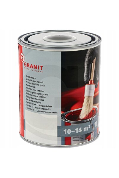 NO BRAND Vopsea neagră Lakier Stoll Black Nopolux Wilckens Granit, cutie de 1 L