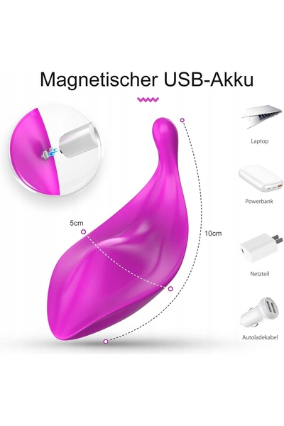 NO BRAND Fidech masajor fluture controlat prin aplicație din silicon