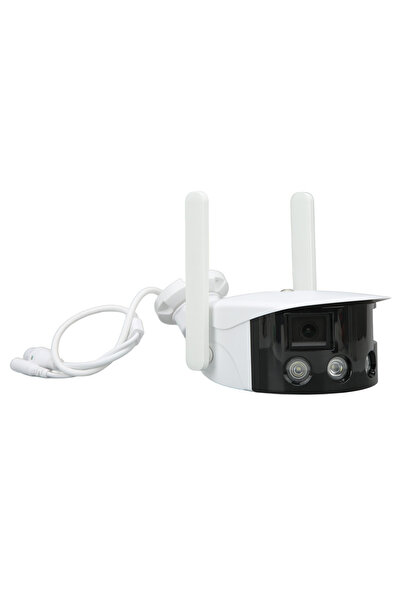 NO BRAND Cameră cu lentilă dublă HD 180 °   4MP WIFI IP65 Rezistent la apă In...