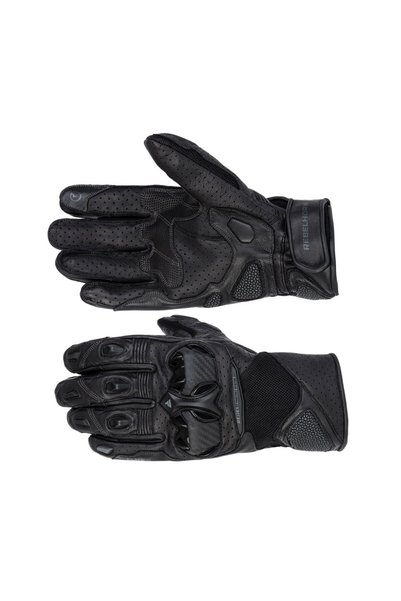 NO BRAND Mănuși Rebelhorn flux ii negre r s, mănuși scurte de motocicletă