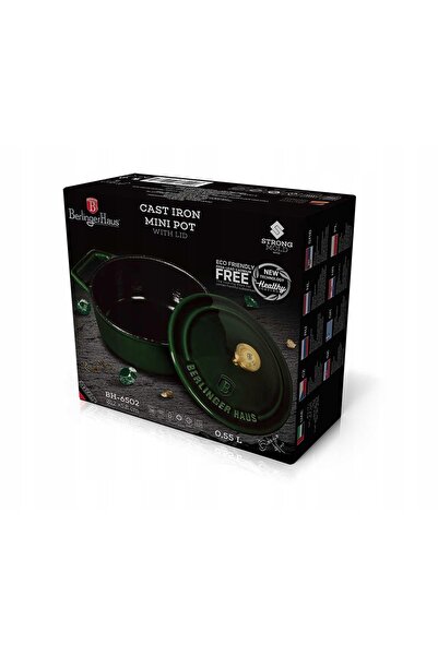 NO BRAND Caserolă din fontă 0,55L Berlingerhaus Bh-6502 Emerald 12cm