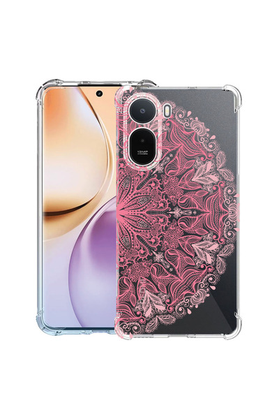bestcase ®   Husă Antișoc pentru Xiaomi Redmi A7 Pro, Roz Dantelă, 3145728 AS 21