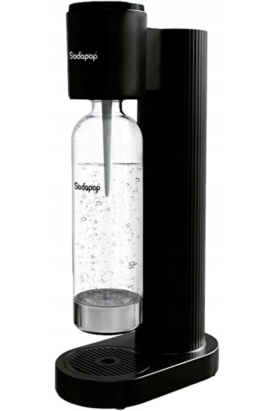 NO BRAND Saturator Apă Carbonatată Neagră 1 Sticlă PET Fără CO2 Elegant Compact