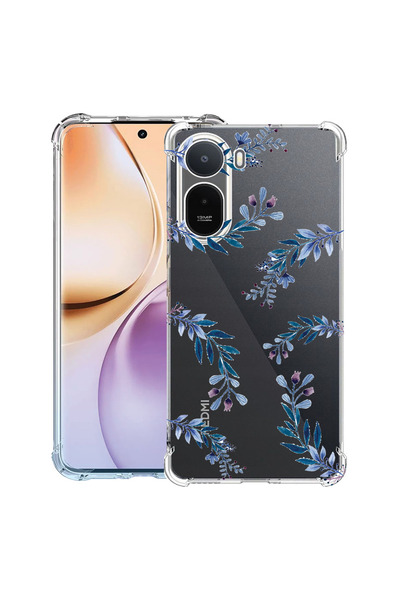 bestcase ®   Husă Antișoc pentru Xiaomi Redmi A7 Pro, Flori Albastre, 3145728...