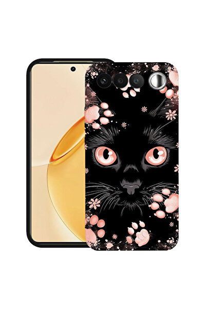 bestcase ®   Husă TPU Ultra Subțire pentru Realme 16, Pisică Neagră, 3156801 ...