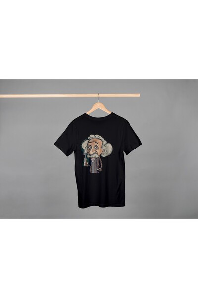 Noname Tricou Unisex Bumbac Premium Casual " Albert Einstein - la tabla " Ins...