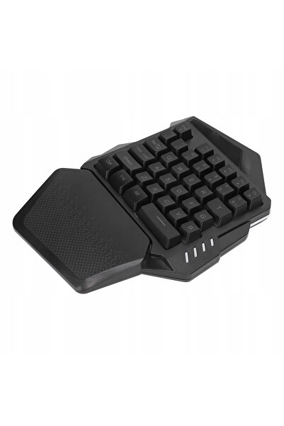 NO BRAND Tastatură hibridă de gaming cu o singură mână, wireless, RGB