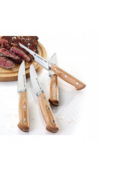 NO BRAND Set de cuțite pentru friptură Zassenhaus, 4 piese, lungime lamă 13 cm