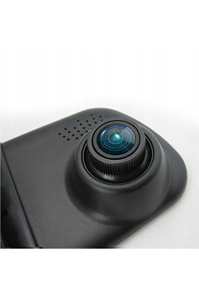 NO BRAND Cameră video recorder oglindă retrovizoare Full HD 4 LED-uri