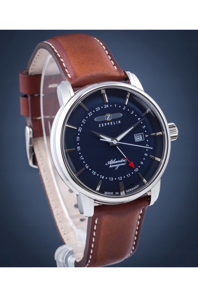 NO BRAND Ceas bărbătesc Zeppelin Atlantic Timezone 8442-3 + Cutie Zeppelin