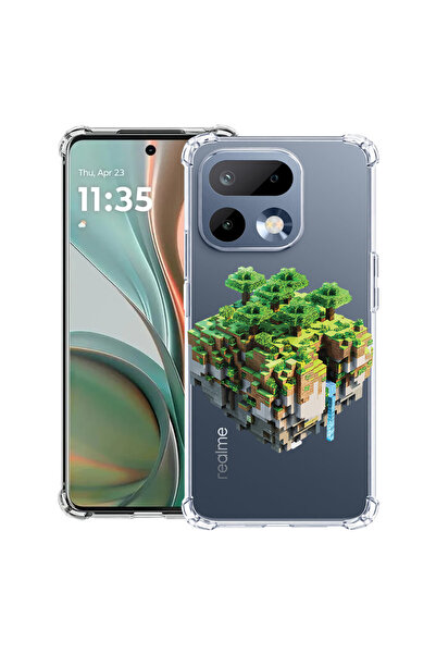 bestcase ®   Husă Antișoc pentru Realme 16 Pro 5G, Minecraft Land, 3143991 AS...