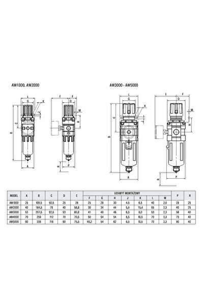 NO BRAND Filtru deshidrator, reductor, regulator, manometru 1/2