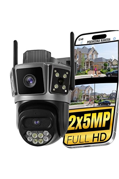 NO BRAND Cameră IP Internă, Externă Heelly Dual Camera Pro 2X5Mp