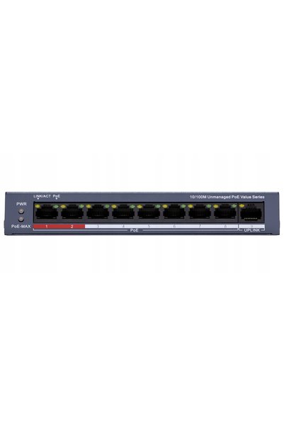 NO BRAND SWITCH POE DS-3E0109P-E/M(C) 8 PORTURI Hikvision