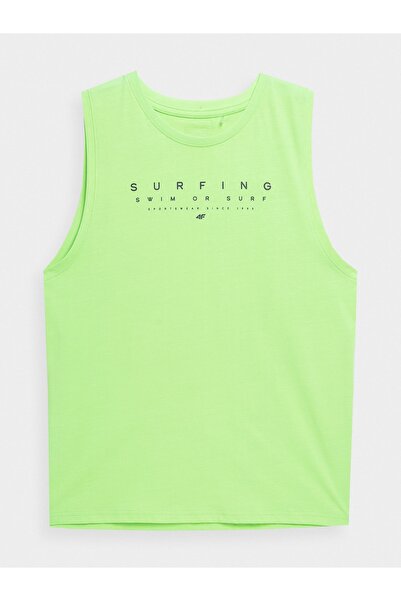 NO BRAND Tricou sport bărbați 4F M368 L23 Verde Neon S