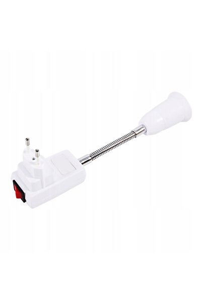 NO BRAND Adaptor convertor pentru soclu bec E27 100V-230V EU