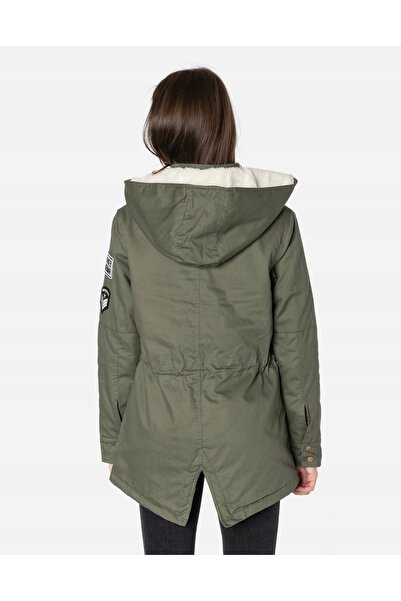NO BRAND 38504-2 S Parka de damă, ușor căptușită, cu căptușeală din fleece, j...