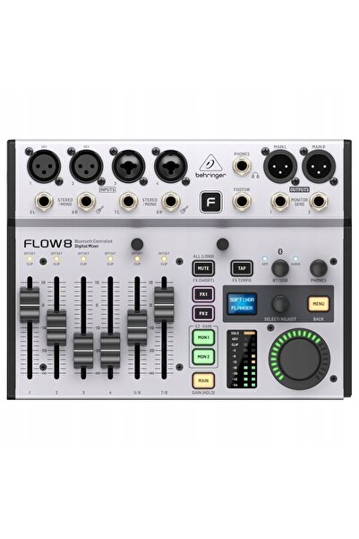 Behringer Mixer Digital Flow 8 Bluetooth 4.0 Micro-Usb 2X Xlr