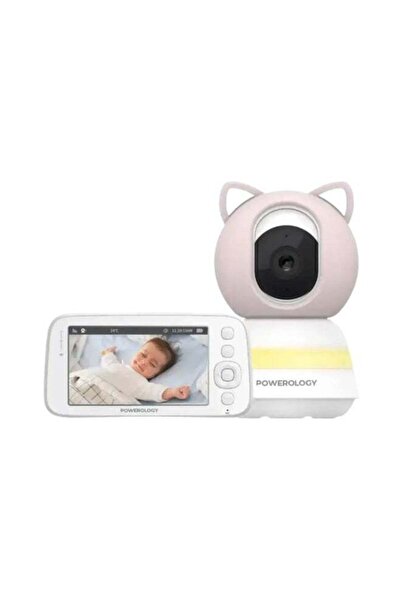Powerology Monitor & App Baby Camera with 5" HD Display, 1080p Full HD Video,...