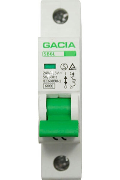 Gacia Disjunctor 1P C 16A Sb6L 6Ka AC Sbl6-C16A