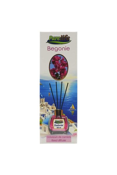 Pure LIFE UAE Odorizant Camera cu Difuzor, Pure Life, 120 ml Santorini,