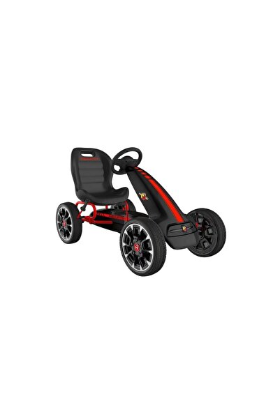 happyworld2026 Kart cu pedale ABARTH Black, Varsta 3-8 ani,greutate maxima de...