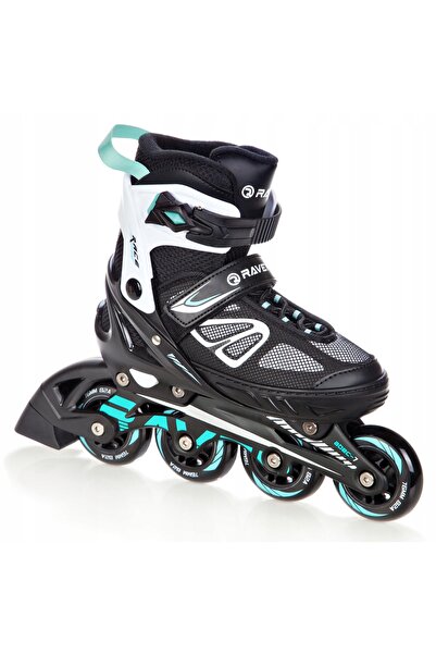NO BRAND Patine cu rotile Patine artistice 2 în 1 Raven Advance Negru/Mentă 3...
