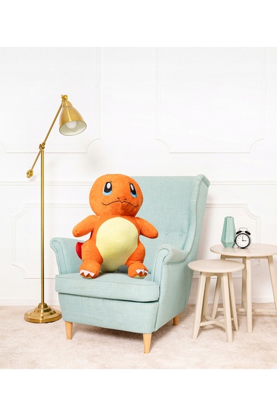 NO BRAND Ursuleț de pluș Charmander mare, de îmbrățișat, 60cm, Pokemon