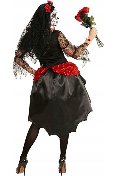 NO BRAND Costum Muertos Panna Mireasă Spaniolă Set Rochie de Halloween m