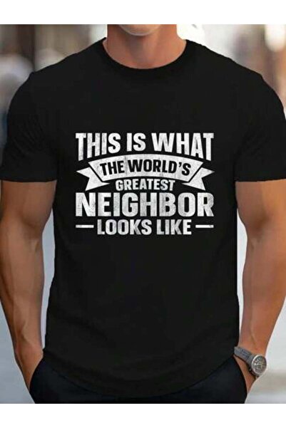 799 100% Cotton Neighborhood And Love Quote For Your Neighbor T-Shirt Women's...