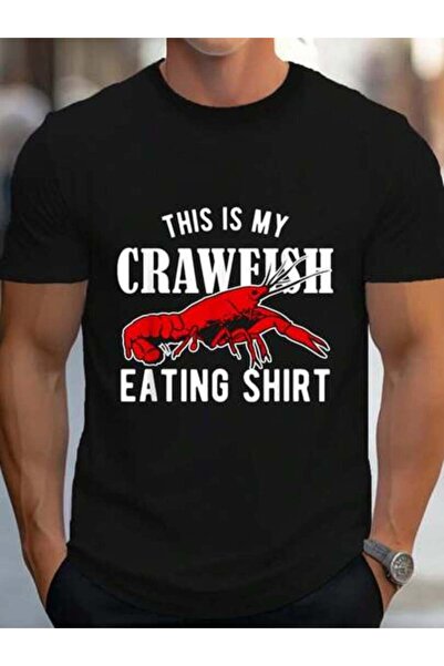 799 100% Cotton I Love Season Clothing This Is My Crawfish Eating T-Shirt Wom...