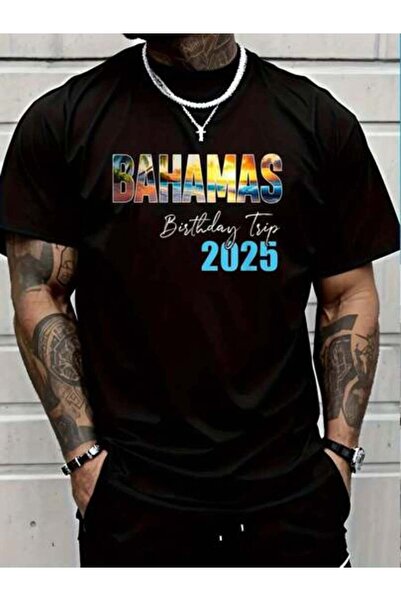 799 100% Cotton Bahamas Birthday Trip 2025 Vacation Party Crew Cruise T-Shirt...