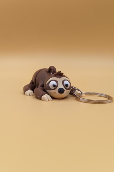 Rodopiva Animated Cute Sloth Animal Keychain (Large Size) - Animated Keychain...