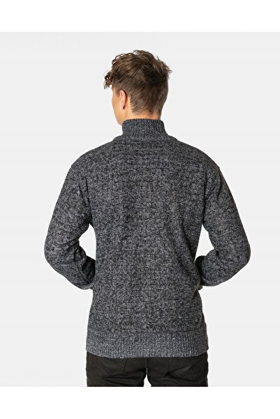 NO BRAND Pulover elegant și călduros pentru bărbați, cu guler semi-înalt 2831...