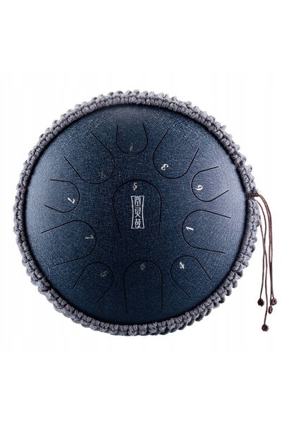 NO BRAND Hluru tb11-14-albastru marin tambur cu limbă 11 tonuri 14 handpan al...